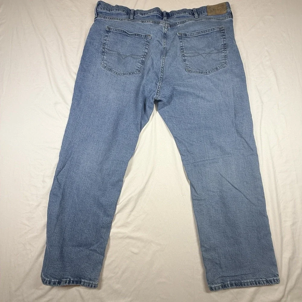 Polo Ralph Lauren Hampton Relaxed Straight Blue Jeans 46x30 (44/30) Big/Tall